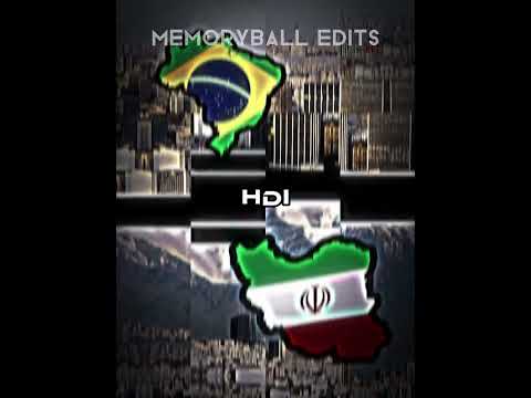Brazil vs Iran #shorts #vs #world #geography #brasil #iran
