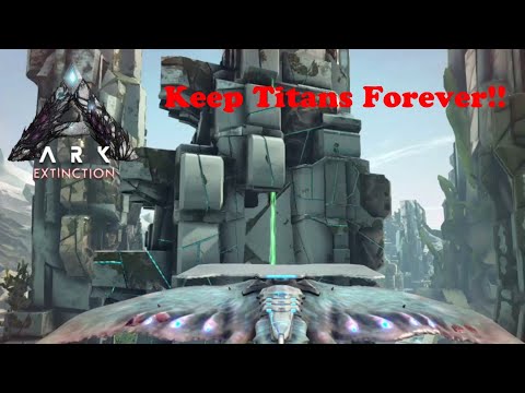 How To Keep Titans Alive Forever! Titans Never Starve! - Ark Survival Evolved Glitch
