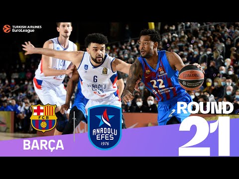 RS Round 21 Highlights: Barcelona 82-77 Efes