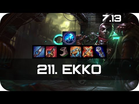 Ekko Jungle vs Fiddlesticks Season 7 s7 Patch 7.13 2017 Gameplay Guide Build Normals