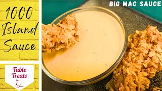 Homemade Thousand Island Dressing Recipe  | Big Mac Sauce by Table Treats