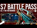 Battlefield 2042 Season 7 BATTLE PASS REWARDS! - All Tier 1-100 Rewards... | BATTLEFIELD