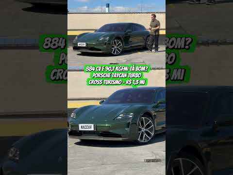 884 CV E 90,7 KGFM! Conheça o motor brutal do Porsche Taycan Cross Turismo Turbo! 😱⚡️
