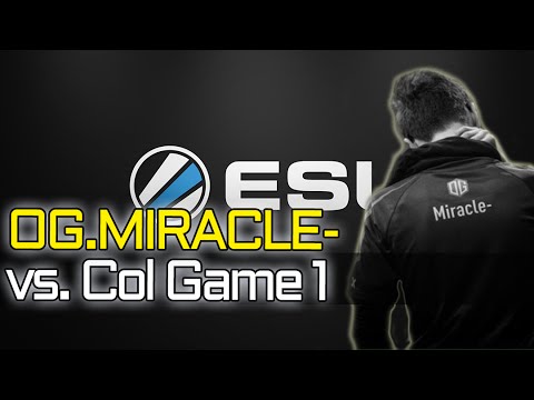 OG.Miracle vs. Col - ESL One Frankfurt 2016 Dota 2 Full Game