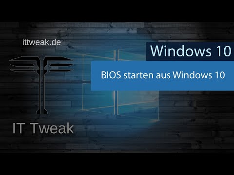 Windows 10 - Bios starten und Einstellungen vornehmen |4K