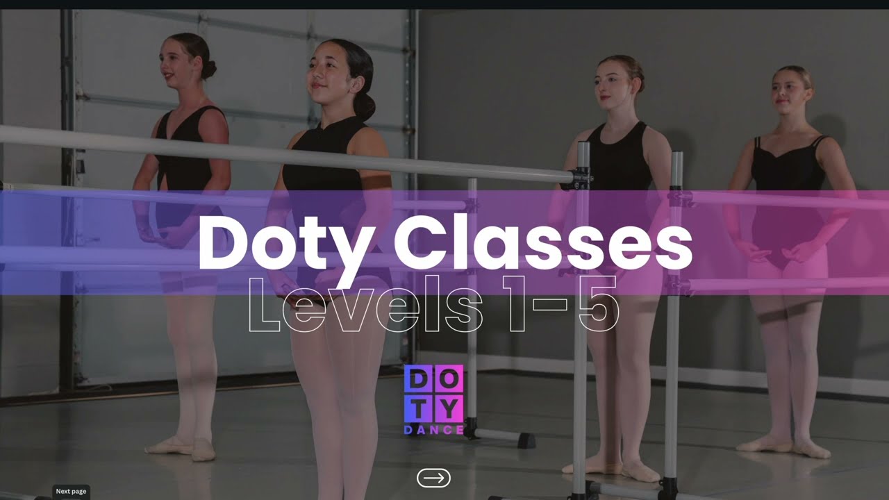 Understanding Leveled Dance Classes at Doty Performance | From Beginner to Advanced 🩰✨