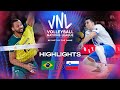 🇧🇷 BRA vs. 🇸🇮 SLO - Highlights | Week 2 | Men's VNL 2024