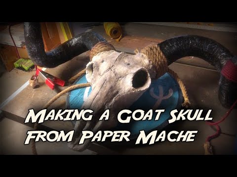 Off the Grid Makes 71 - How to Make a Paper Mache Skull