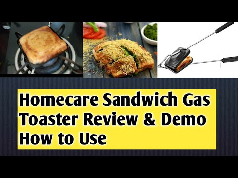 Aluminium non stick coated gas toaster sandwich maker