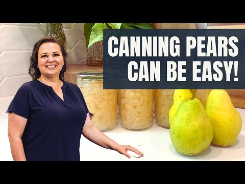 Canning Pears for Beginners | Easy Canning Video