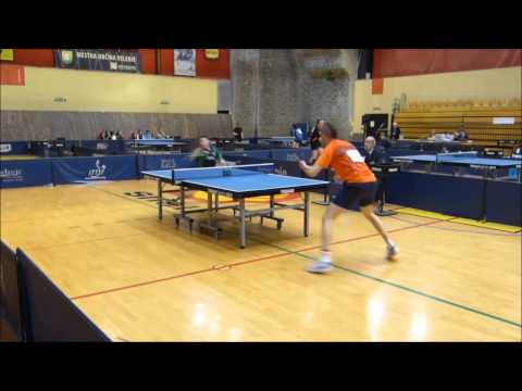 Masters 2013: Člani polfinale, Uroš Slatinšek - Jan Žibrat