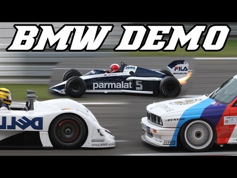 BMW Motorsport - Demo laps (V12 LMR, BT52, M1, E30 M3 DTM)