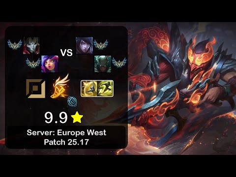 Jhin ADC + Neeko vs Aphelios + Pyke - EUW Challenger - Patch 25.17