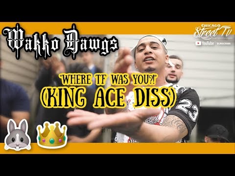 🐰Wakko Dawgs "Where TF Was You?!" ( 👑 King Ace / Sawyer 30th Diss) [Chicago Mexican Rap]