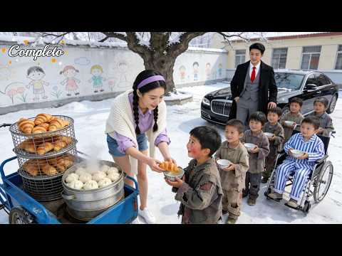 CEO vino a romper con chica egoísta;pero al verla dar sobras  del banquete a huérfanos,se enamoró!