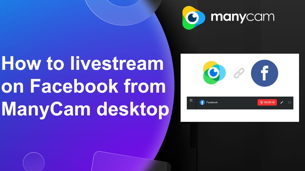 How to livestream on Facebook with ManyCam 9
