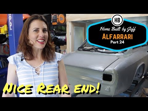 Nice rear end! - Alfarrari 105 project car build part 24