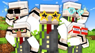 らへんの時、何か落ちてきてないw? - 【マイクラ】「チートメガネ」を作れる世界が楽しすぎた!🤓