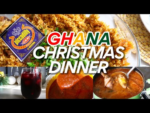 COOKING EASY GHANAIAN RECIPES FOR CHRISTMAS DINNER! |TYPICAL GHANAIAN FOOD