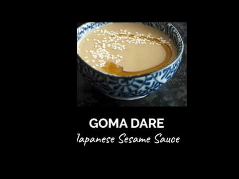 Coma Dare : Japanese sesame sauce