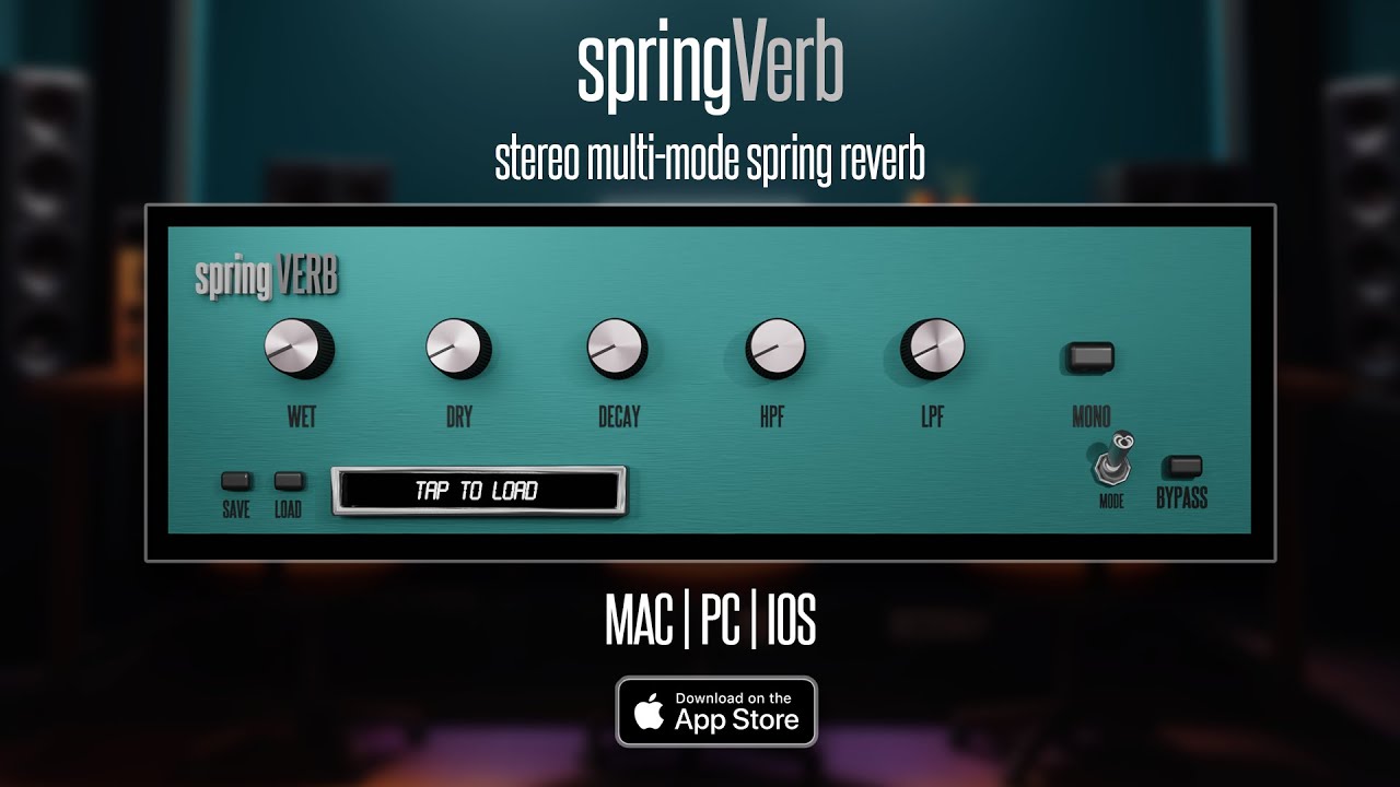 SpringVerb - Spring Reverb Plug-In - FREE For A Limited Time.