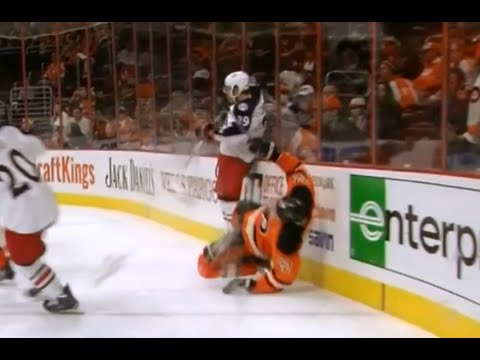 Luke Schenn Injury vs Columbus