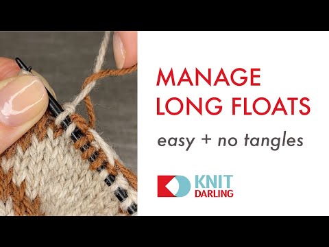 Fadenenden beim mehrfarbigen Stricken auffangen, ohne die Fäden zu verdrehen – die einfache Methode