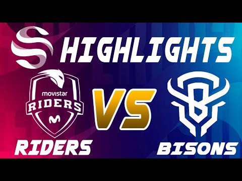 Movistar Riders vs Bisons Eclub Highlights - LEAGUE OF LEGENDS - SUPERLIGA - JORNADA 17