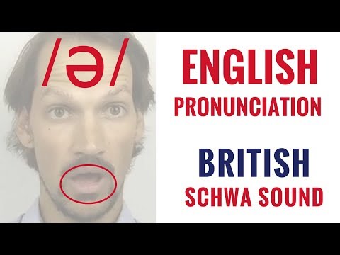 English Pronunciation - SCHWA sound Tutorial