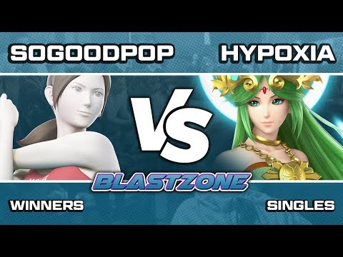 PSG Blastzone: Sogoodpop (Wii Fit Trainer) vs Hypoxia (Palutena) - Winners Round 1