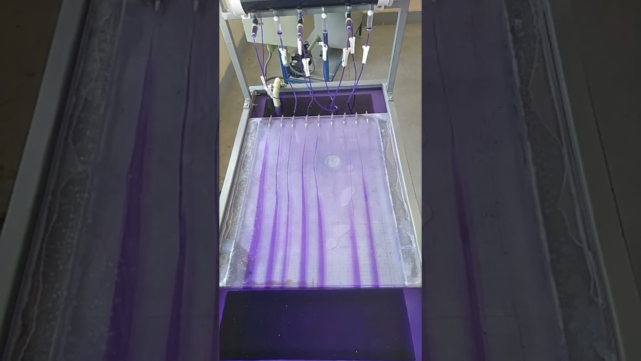 Laminar boundary layer flow #trending #viral #ytshorts #lab #shortsfeed #engineering #experimental