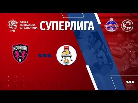 BEOGRAD 🆚 SREM 0:3 /8. KOLO BANKA POŠTANSKA ŠTEDIONICA SUPERLIGE ZA ODBOJKAŠICE/