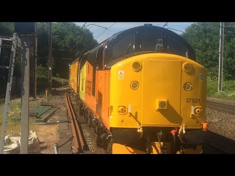 37421 & 37521 On Test Train Duties 5th June 2018