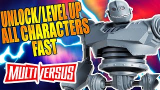 Multiversus Level Up And Unlock Characters Fastest Method