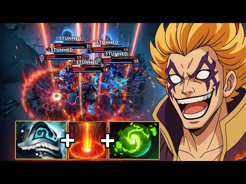 INVOKER DOUBLE SUNSTRIKE + SLOW SHIVA = UNSTOPPABLE BURST AND CONTROL 🔥🔥🔥