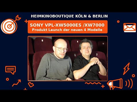 Die neuen Sony 4K Laser Beamer XW5000 & XW7000. Der Produktlaunch live kommentiert von Ekki & Gunnar