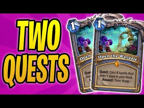 COMPLETING *2 QUESTS* IN ONE GAME | HEX LORD MALACRASS OP | Quest Mage | Rastakhan's Rumble