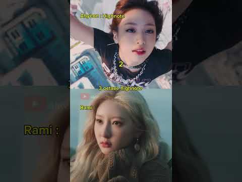 Ahyeon and rami 3 octave highnote #babymonster#ahyeon#rami#highnote#shorts