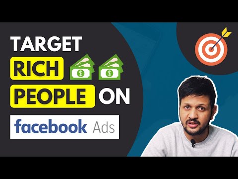 THIS IS HOW To Target Rich People On Facebook Ads | Facebook Ads Targeting | Hindi