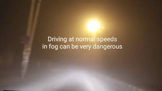 preview picture of video 'Driving in Fog, Brijwasan New Delhi 7°C 3rd Jan'19'