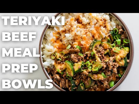 Teriyaki Ground Beef Meal Prep Bowls
