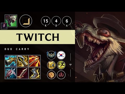 Twitch ADC vs Jhin - KR Challenger Patch 25.09