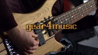 Video thumbnail for Oregon 6 String Neck Thru Bass Guitar by Gear4music by Gear4music Guitars