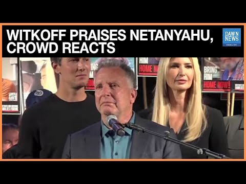 Full Speech: Cheers and Boos as Trump Envoy Steve Witkoff Praises Netanyahu in Tel Aviv Rally