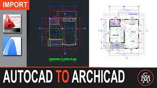 How to Import Autocad File into Archicad | HOW TO SCALE DRAWING IN ARCHICAD