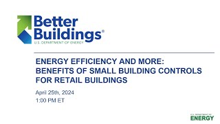 Energy Efficiency and More: Benefits of Small Buildings Controls for Retail Buildings