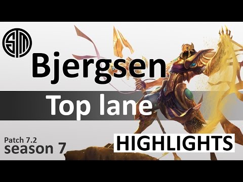 TSM Bjergsen : Azir vs Darius | Highlights | Top lane | NA LOL | Patch 7.2 | Season7