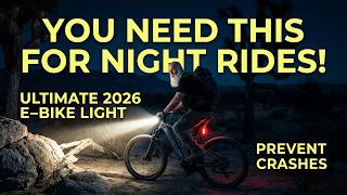 Amazing E-Bike Light, you don't want to miss this review #ebike #bikecamping