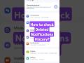 How To See Deleted Messages On Whatsapp Check Deleted Notifications History On Whatsapp Shorts