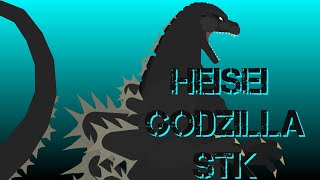 Heisei Godzilla(1991-1995) STKGodzilla Stick Nodes